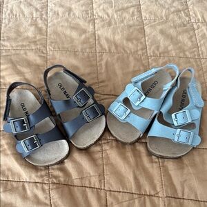 Old Navy Kids Sandals - Light Blue and Dark Blue